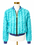 Large Turquoise Blossom Bomber