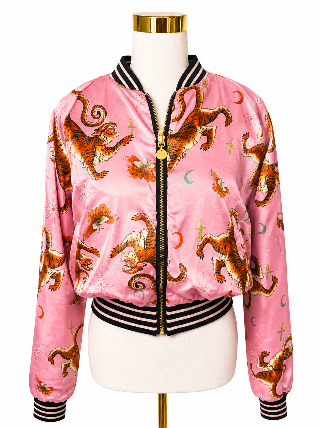 Large Fuchsia Fringed Bomber